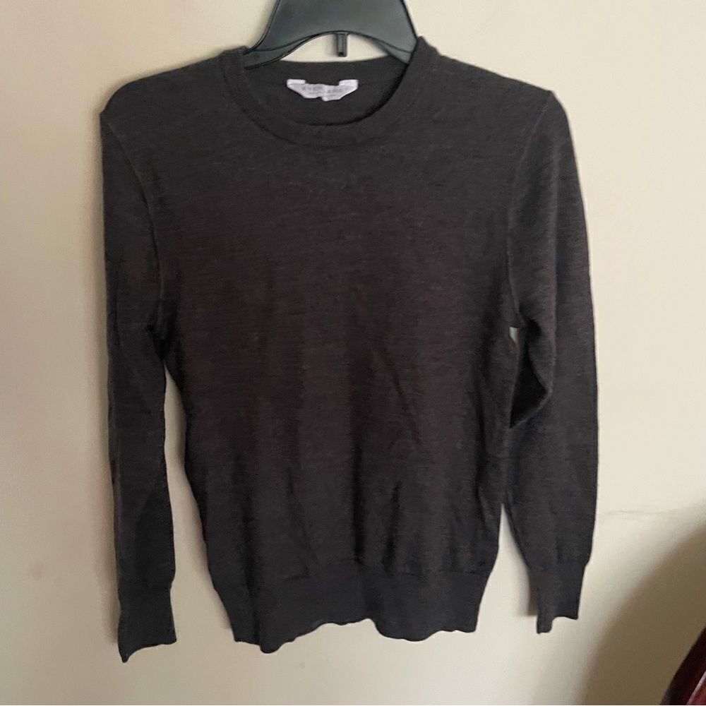 Everlane Lux Wool Gray Long Sleeve Scoop Neck Pullover Sweater- Size XS